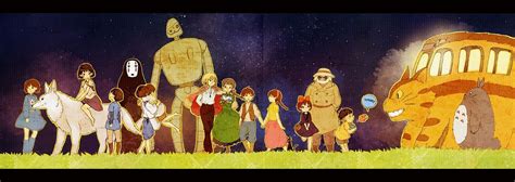 Banner Studio Ghibli Art Ghibli Art Anime