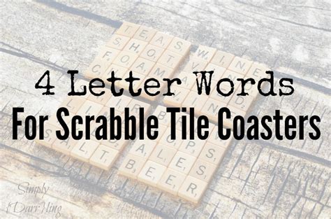 Scrabble Tile Coaster Word Ideas Alphabet Coloring Pages Color By
