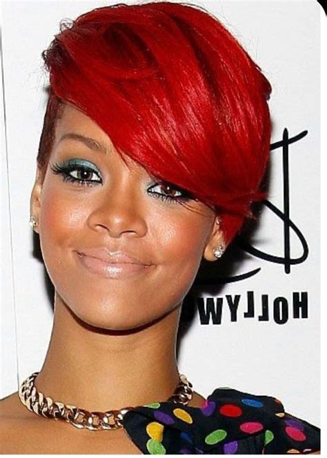 10 Fiery Red Hairstyle From Rihannas Loud Album Era On Its 10th