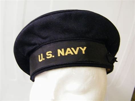 United States Navy 1940s Navy Wool Hat Capexcellent Condition From