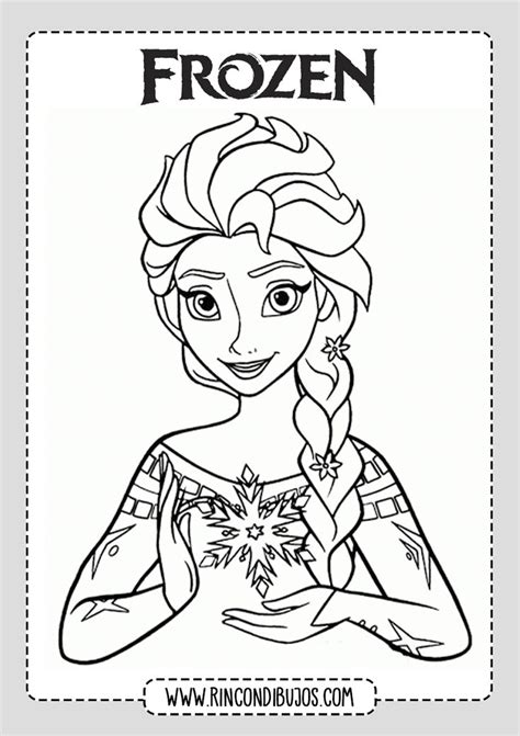 Dibujos Frozen 2 para Colorear - Rincon Dibujos | Frozen coloring pages