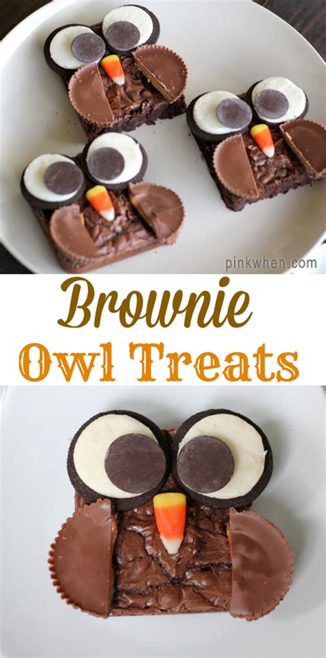 My Owl Barn Easy Brownie Owl Treats