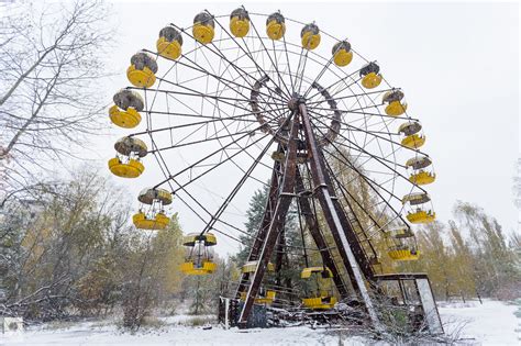 Palace Of Culture Energetik And Pripyat Amusement Park Forgotten