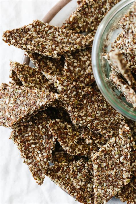 Vegan keto seed crackers instructions preheat the oven to 350f and line a baking sheet with a parchment paper stir all the ingredients in a mixing bowl. Ultimate Seed Crackers (Flax Seed Crackers) | Downshiftology