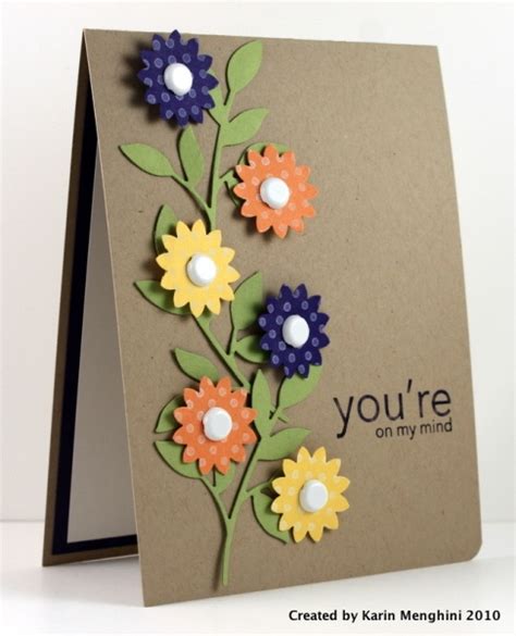 Heartwarming handprint butterfly card for a mom, stepmom or grandma. 30 Great Ideas for handmade Cards
