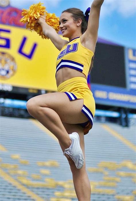 See More LSU Cheerleaders HERE Cheerleading Cheerleading Pictures