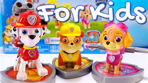 Paw Patrol Toys Marshall Skye Rubble Unboxing Action Pack Pup Figure