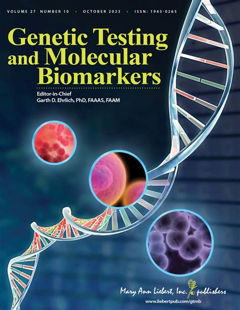Genetic Testing And Molecular Biomarkers Vol 27 No 10