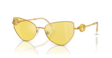 Swarovski Sunglasses Sk7003 In Yellow Lyst