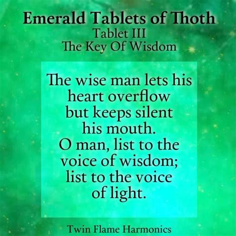Emerald Tablets Of Thoth Video Emerald Tablets Of Thoth Healing