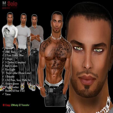 Second Life Marketplace Promocomplete Male Avatar Ms08