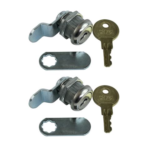 Rv Leisure Cw 58 Standard Key Compartment Door Cam Locks 2 Pack