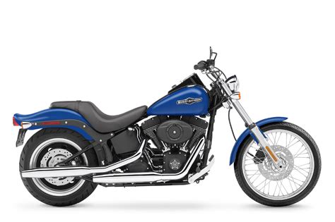 The steel frame is optimized for stiffness. 2007 Harley-Davidson FXSTB Softail Night Train