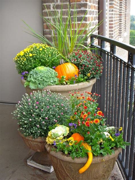 Most Beautiful Fall Planter Ideas 42 Read More Fall Container