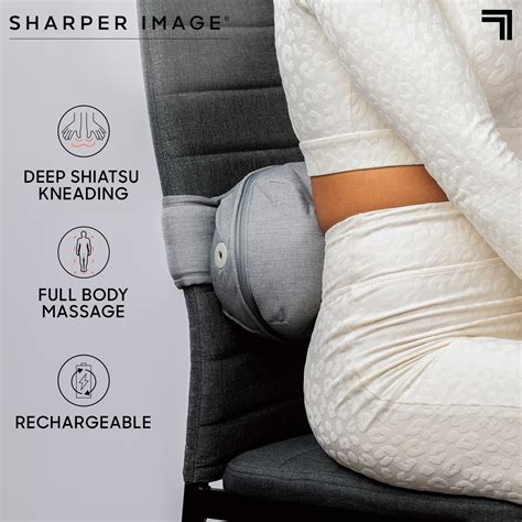 Sharper Image® Shiatsu Full Body Multifunction Cordless Massager For Neck And Back Relaxation