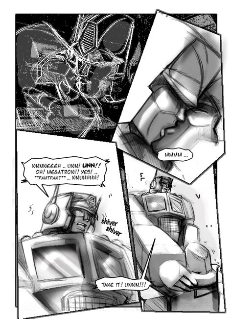 Rule 34 Comic Confession Greyscale Male Only Megatron Monochrome