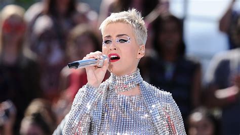 Katy Perry Suffers Wardrobe Malfunction During Live Stream In Chainmail
