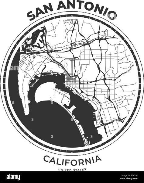 T Shirt Mapa Insignia De San Diego California Tee Shirt Tipografía