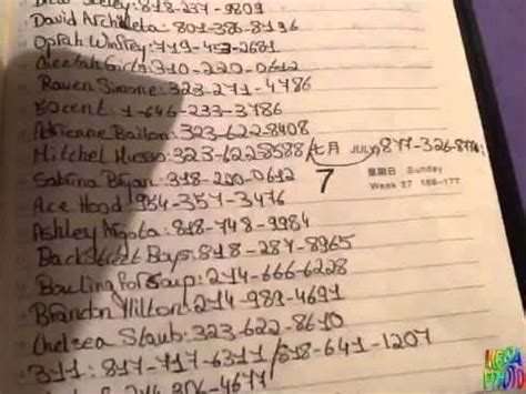 Real celebrity phone numbers 2020. Can someone try these numbers and tell me if it works plzz ...