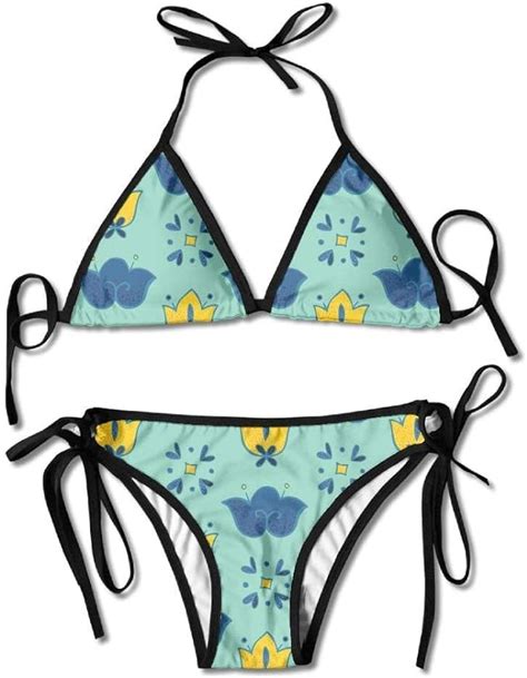 Sexy Triangle Bathing Two Pieces Womens Bathing Suit Adjustable