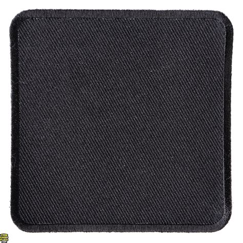 Black 3 Inch Square Blank Patch Blank Patches Thecheapplace