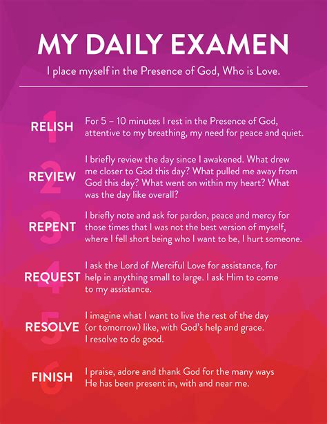 Printable Examen Prayer Printable World Holiday