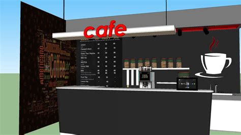 Coffee Counter 3d Warehouse