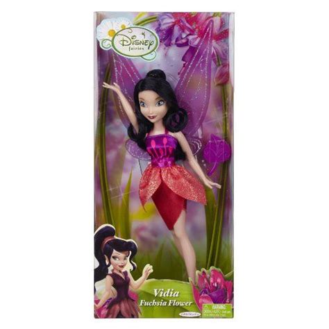 Disney Fairies Fashion Doll Fuchsia Flower Vidia Princesas Fadas Disney