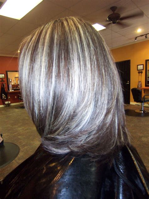 It is a dominant genetic trait. Amazing Silver Highlights! | Gray hair highlights, Hair ...