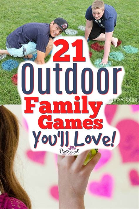 21 Creative Outdoor Games For Families And Friends · Pint Sized Treasures