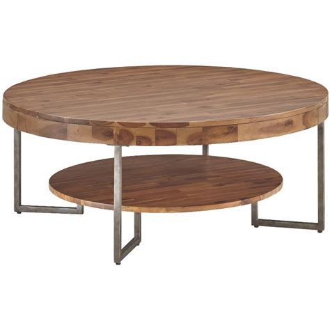 Updating your home is quick and easy with rc willey. Natural Wood Grain Round Coffee Table - Dawson | RC Willey