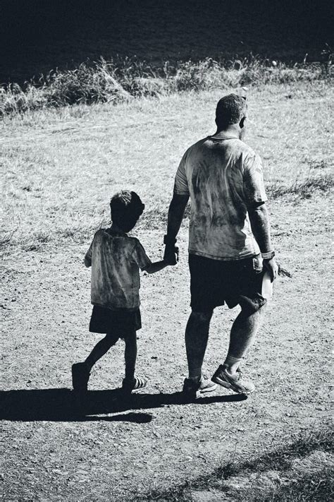 Father And Son Holding Hands Royalty Free Stock Photo