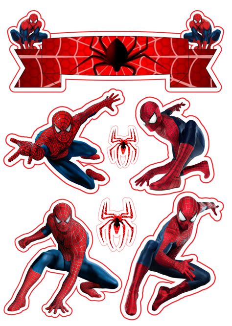Spiderman Topper Avengers Cake Topper Baby Spiderman Spiderman Theme