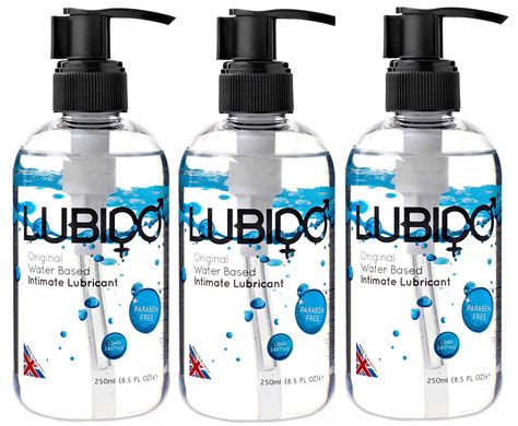 Lubido Original Water Based Paraben Free Intimate Lube 250ml Pack Of