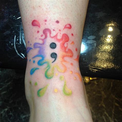 Trends of tattoo designs are evolving and people are going for new tattoo ideas to live a fashionable life. 60+ Encouraging Semicolon Tattoo Ideas - Using Body Art to ...