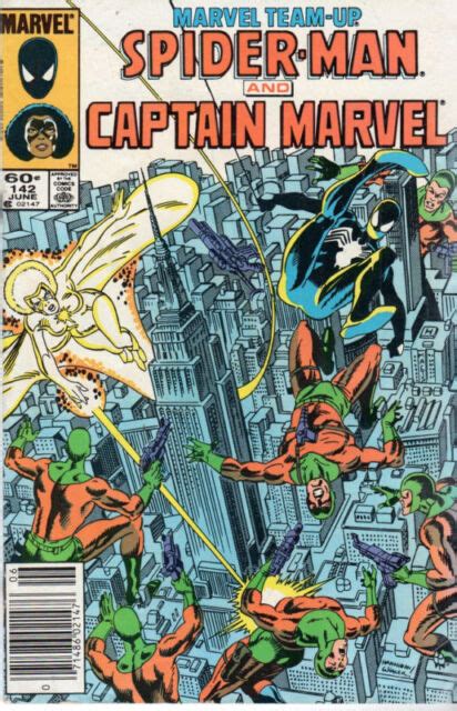 Spider Man And Captain Marvel 142 Ebay