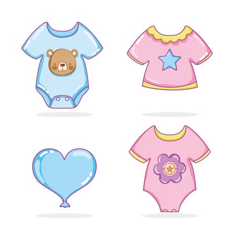 Cute Baby Clothing 624073 Vector Art At Vecteezy