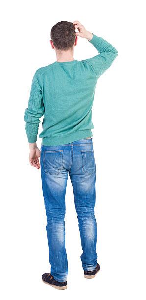 Man Standing Backwards Stock Photos Pictures And Royalty Free Images