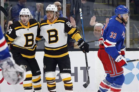 Rangers Vs Bruins Rangers Give Up Six Goals And Fall To Boston 6 3