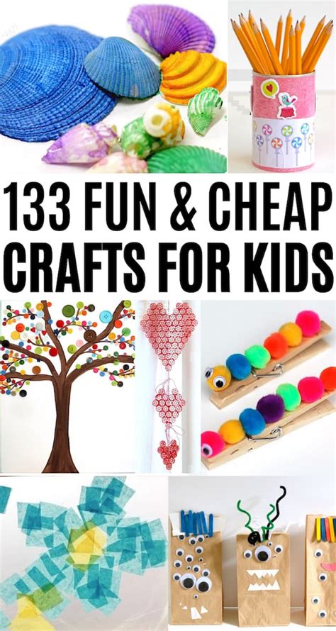 Cheap Crafts For Kids 133 Easy Projects And Tutorials For Little Hands