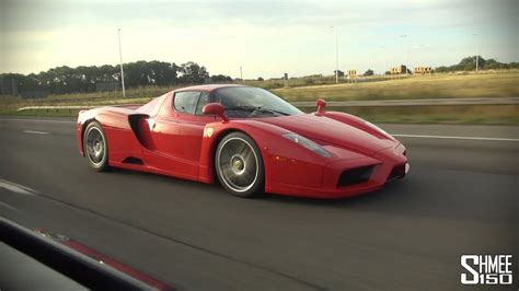 Decatted Ferrari Enzo Cold Start Flybys Huge Revs And Convoy
