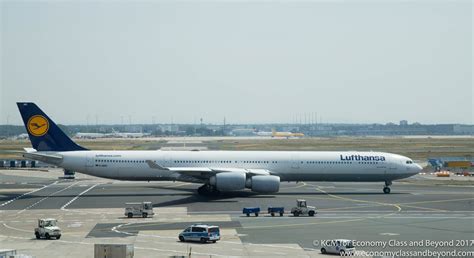 Airplane Art Lufthansa Airbus A340 600 At Frankfurt Airport Economy