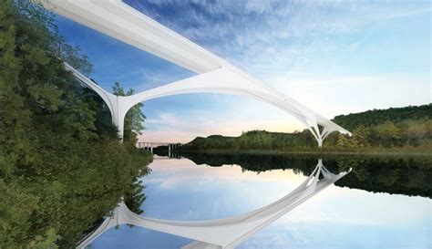 Santiago Calatravas Proposal Wins Eglisau Bridge Competition