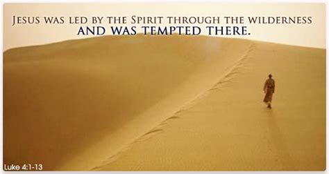 Temptation Of Jesus In The Desert Daily Prayers