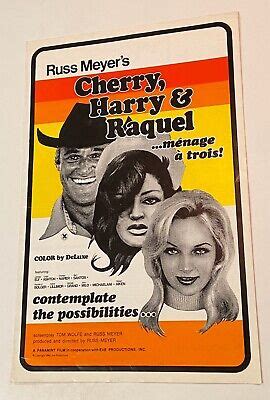 CHERRY HARRY RAQUEL Vintage X Rated RUSS MEYER Film Movie PRESSBOOK EBay