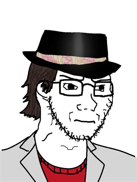 Soybooru Post 31133 Angry Closedmouth Clothes Concerned Fedora