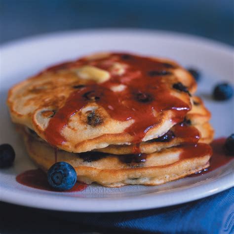 Blueberry Pancakes With Boysenberry Syrup Williams