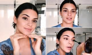 Kendall Jenner Reveals Her Two Minute Beauty Routine Daily Mail Online
