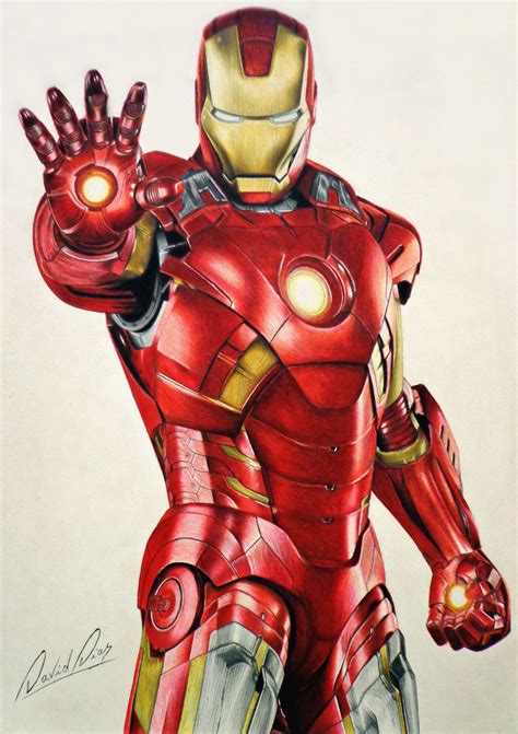 Dessin Iron Man Realiste Primer