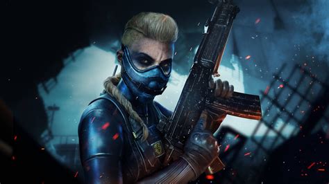 Download Call Of Duty Warzone 4k Girl Soldier Wallpaper